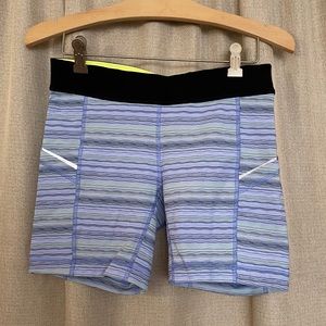 Lulu Lemon striped shorts